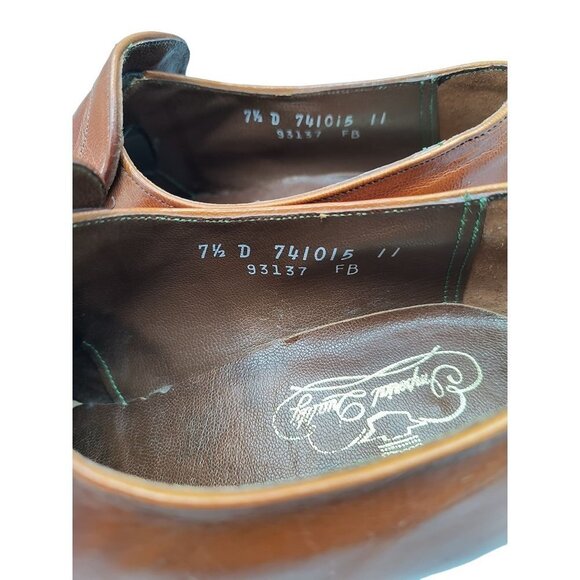 Vintage ‎ 1960's Florsheim Imperial Men's Brown Leather Tassel Loafers  SIZE 7.5 - Picture 8 of 9